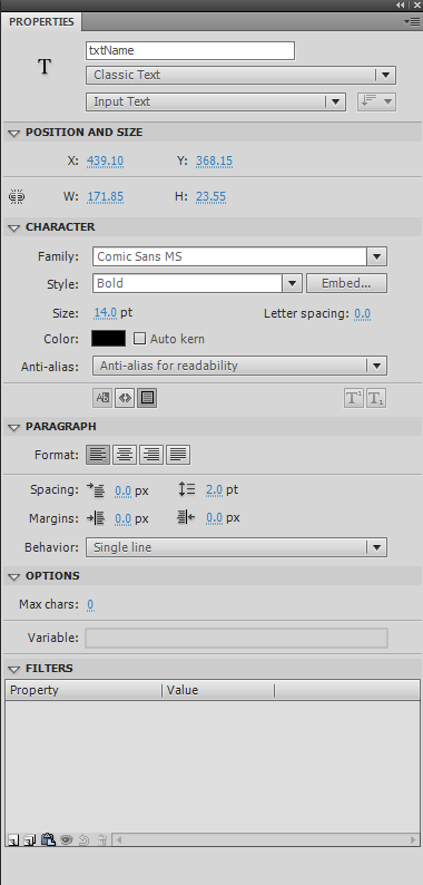 Adobe Flash Cs5 5 And As3 Can T Disable A Textfield In Flash James Software Development Corner